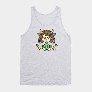 Taurus Zodiac Sign Tank Top